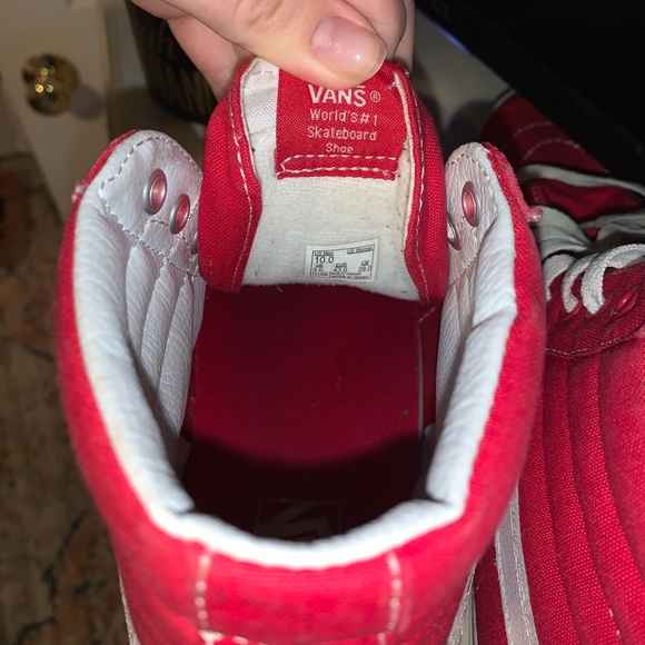 Red Vans - Picture 5 of 7